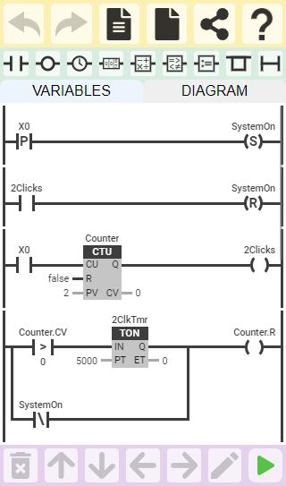 PLC Simulator Online screenshot